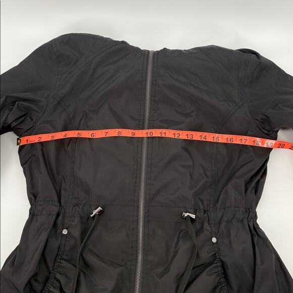 HFX Womens Black Hooded Zip Up Fleece Loned Jacket Size M - Picture 11 of 13